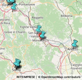 Mappa Via dei Bersaglieri, 52025 Montevarchi AR, Italia (28.064)