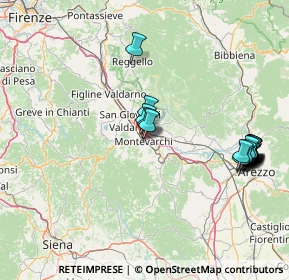 Mappa Piazza Enrico Toti, 52025 Montevarchi AR, Italia (18.2845)