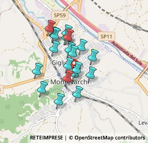 Mappa Piazza Enrico Toti, 52025 Montevarchi AR, Italia (0.683)