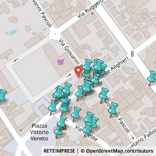 Mappa Via Dante, 52025 Montevarchi AR, Italia (0.05714)