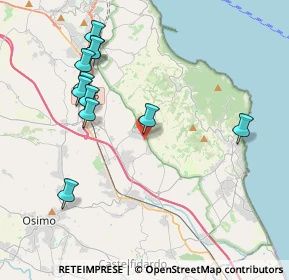 Mappa Via Silvio Scandalli, 60021 Camerano AN, Italia (4.31545)
