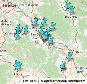 Mappa Via Burzagli Ammiraglio, 52025 Montevarchi AR, Italia (15.833)