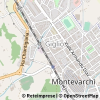地図 Montevarchi