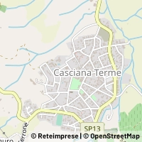 Hartă Casciana Terme Lari