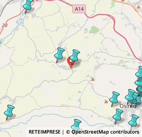 Mappa Via della Caccia, 60020 Polverigi AN, Italia (7.7685)