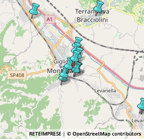 Mappa 52025 Montevarchi AR, Italia (1.64231)