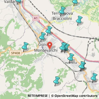 Mappa 52025 Montevarchi AR, Italia (2.746)