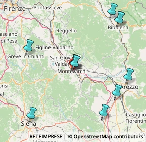 Mappa 52025 Montevarchi AR, Italia (18.68091)