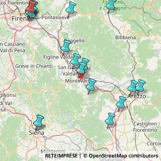 Mappa 52025 Montevarchi AR, Italia (24.6625)