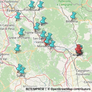 Mappa 52025 Montevarchi AR, Italia (20.802)