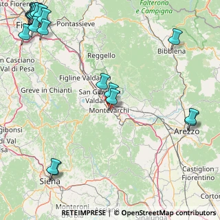 Mappa 52025 Montevarchi AR, Italia (29.009)