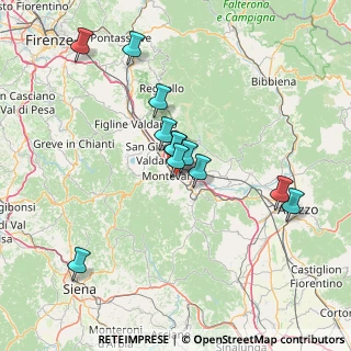 Mappa 52025 Montevarchi AR, Italia (13.26333)