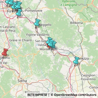 Mappa 52025 Montevarchi AR, Italia (27.86714)