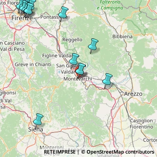 Mappa 52025 Montevarchi AR, Italia (25.84733)