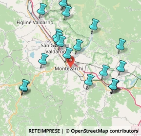 Mappa 52025 Montevarchi AR, Italia (9.148)