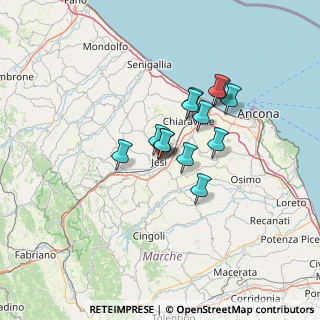 Mappa Via Torrione, 60035 Jesi AN, Italia (9.61154)