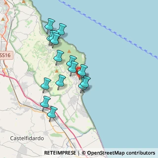 Mappa Via San Michele, 60020 Sirolo AN, Italia (3.496)