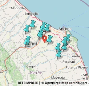 Mappa Via Venetica, 60035 Jesi AN, Italia (11.05714)