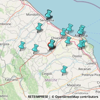 Mappa 60035 Jesi AN, Italia (15.001)