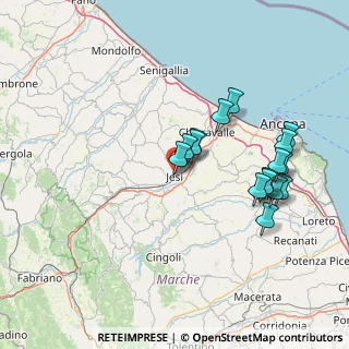 Mappa 60035 Jesi AN, Italia (14.88813)