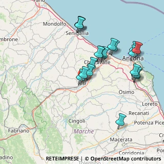 Mappa 60035 Jesi AN, Italia (16.07263)