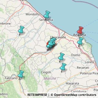 Mappa 60035 Jesi AN, Italia (13.31667)