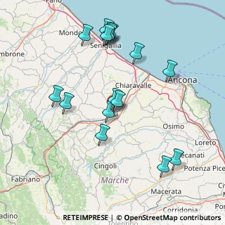 Mappa 60035 Jesi AN, Italia (16.85688)