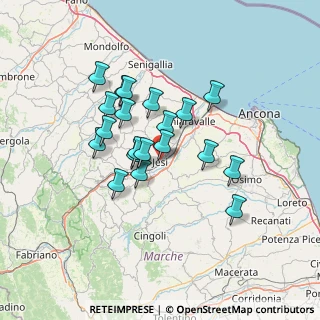 Mappa 60035 Jesi AN, Italia (11.4765)
