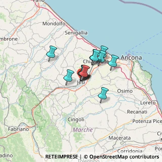 Mappa 60035 Jesi AN, Italia (7.39833)