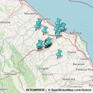 Mappa 60035 Jesi AN, Italia (8.70706)