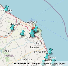 Mappa Via Dante Alighieri, 60021 Camerano AN, Italia (19.89214)