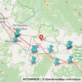 Mappa Strada Comunale di Monticello, 52028 Terranuova Bracciolini AR, Italia (5.34417)