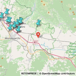 Mappa Strada Comunale di Monticello, 52028 Terranuova Bracciolini AR, Italia (6.34385)