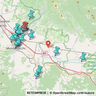 Mappa Strada Comunale di Monticello, 52028 Terranuova Bracciolini AR, Italia (5.601)