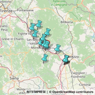 Mappa Strada Comunale di Monticello, 52028 Terranuova Bracciolini AR, Italia (10.60063)