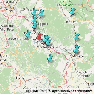 Mappa Località Campagna, 52025 Montevarchi AR, Italia (15.56714)
