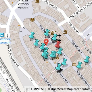 Mappa Piazza Magiotti Raffaello, 52025 Montevarchi AR, Italia (0.036)