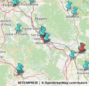 Mappa Via IV Novembre, 52025 Montevarchi AR, Italia (22.1385)