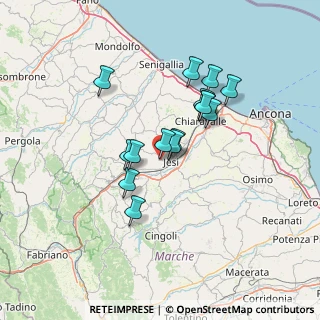 Mappa Via Gola della Rossa, 60035 Jesi AN, Italia (11.27067)