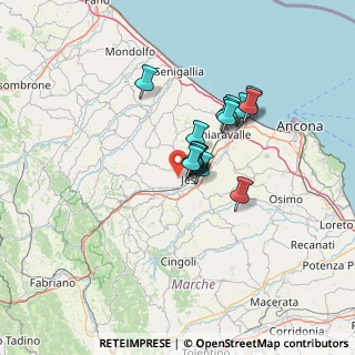 Mappa Via Gola della Rossa, 60035 Jesi AN, Italia (9.27933)