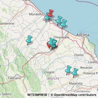 Mappa Via Gola della Rossa, 60035 Jesi AN, Italia (13.55727)