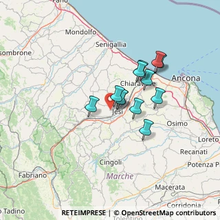 Mappa Via Gola della Rossa, 60035 Jesi AN, Italia (10.41417)