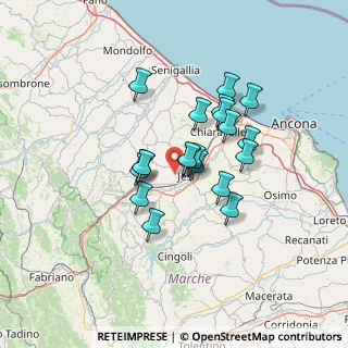 Mappa Via Gola della Rossa, 60035 Jesi AN, Italia (10.7095)