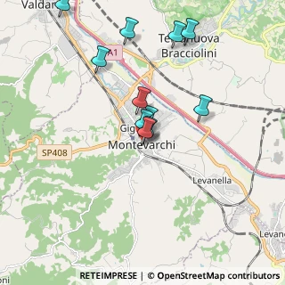 Mappa Via Marzia, 52025 Montevarchi AR, Italia (1.80636)