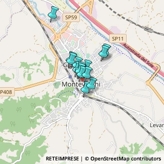 Mappa Via Marzia, 52025 Montevarchi AR, Italia (0.43067)