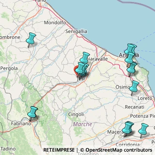 Mappa Via E. Paladini, 60035 Jesi AN, Italia (21.445)