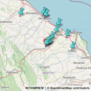 Mappa Via Egisto Paladini, 60035 Jesi AN, Italia (13.37615)