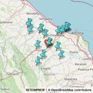 Mappa Via Egisto Paladini, 60035 Jesi AN, Italia (12.3055)