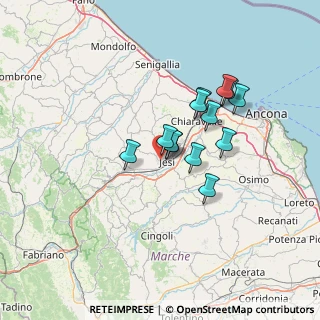 Mappa Via Egisto Paladini, 60035 Jesi AN, Italia (10.51462)