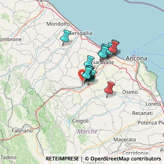 Mappa Via E. Paladini, 60035 Jesi AN, Italia (8.62867)
